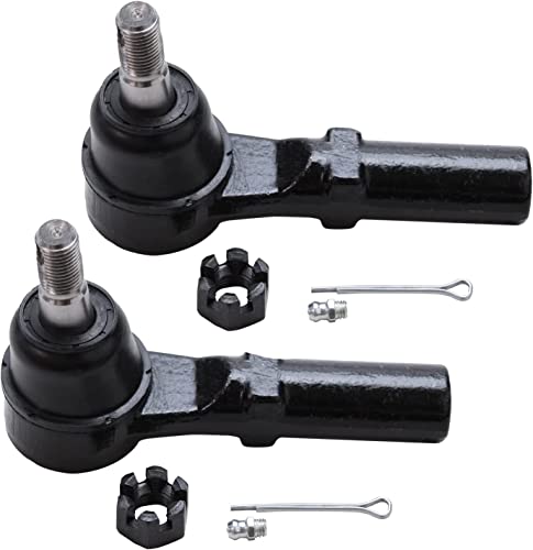 Image of Detroit Axle - 8pc Front End Suspension Kit for 07-09 Chrysler Aspen, 04-09 Dodge Durango, 2 Upper Control Arms 4 Tie Rod Ends 2 Sway Bars 2004 2005 2006 2007 2008 2009 Replacement