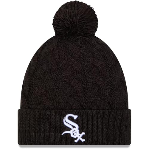 New Era Women Chicago White Sox Cabled Knit Cuffed...