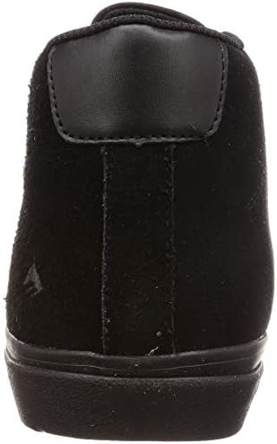 Emerica Men's OMEN HI Skate Shoe, BLACK/BLACK/GUM, 8.0 Medium US | Image 2