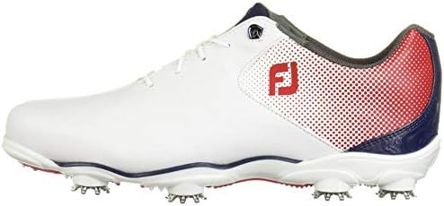 FootJoy Men's D.N.A. Helix-Previous Season Style Golf Shoes White 15 M Red/Blue, US | Image 7
