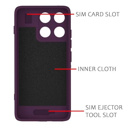 Image of Back Cover | MagFit Ring Design (Non-Magnetic) | Shockproof Case | Anti-Slip Grip | Raised Camera Edges | Slim Protective Case for Motorola Moto Edge 70 5G (Purple)