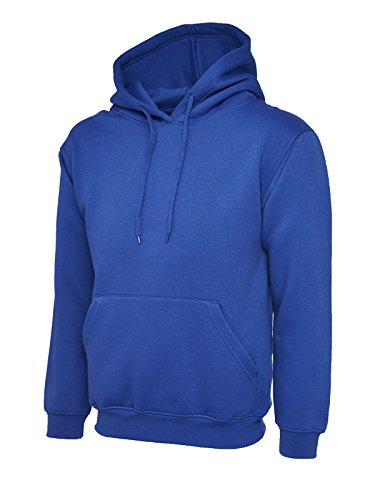 Uneek clothing UC501 - Sudadera con Capucha (350 g/m²), Color Azul Real, Talla pequeña Cover