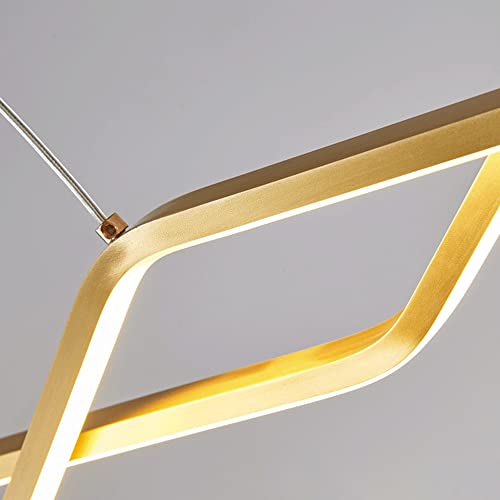 Éclairage de chandelier LED au design minimaliste et finitions épurées