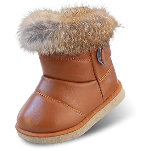 Youecci Botas de Nieve para Niños Niña Invierno Calentar Botines Cover