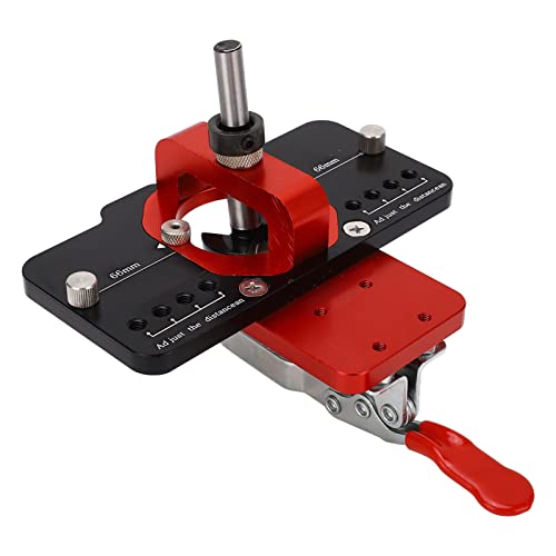 Generic 隠しヒンジジグ 35mm ドリルガイドセット ? 炭素鋼ビット付き穴あけ工具、木工用調整クランプでドアや家具の取り付けに