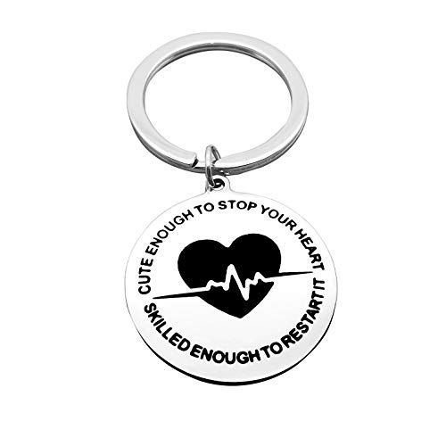 Funny Nurse Keychain,Nurse Gift,Idea Nurses Graduation Gifts Nursing Gifts for Medical Students Nurses Practitioner Nurse Jewelry Birthday Christmas Gift for Nurses