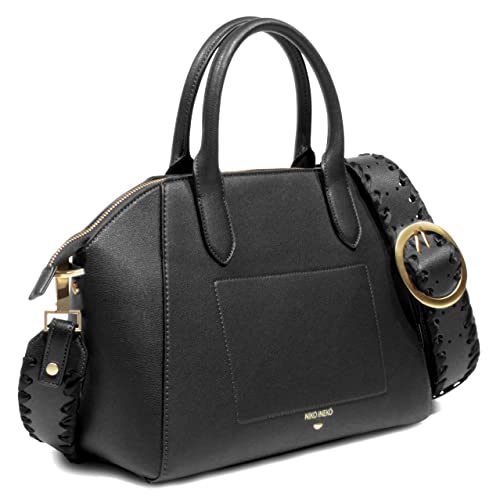 Women's Bowler Shoulder Bag Kitty Snout Hardware2