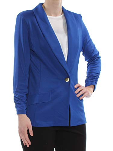 Kasper Womens Blue Blazer Jacket Size XS