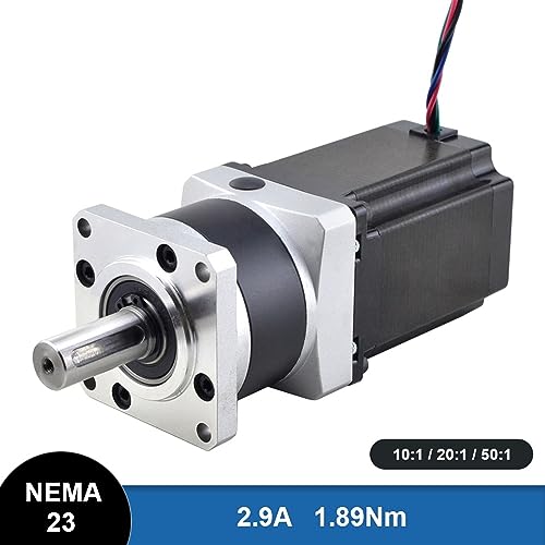 Moteur pas à pas 10:1 anti-perte de pas avec arbre renforcé Φ14mm 23HS30 - 2