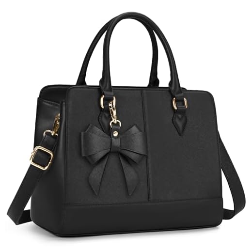 RAINSMORE Sac a Main Femme Cuir PU Cabas Femme Grand Sacs à Main Portés Épaule Tendance Sac à main Pour les Cours Lycee Fourre Tout Bandoulière Travail 13 Pouces Noir