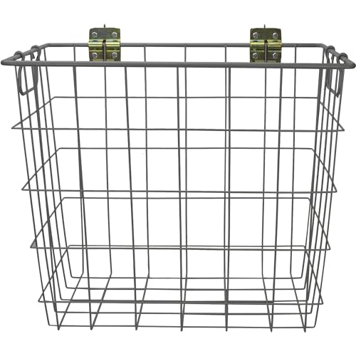 CargoSmart Large Wire Track Basket - 20in.W x 12in.D x 18in.H, Coated Steel, for E-Track and X-Track