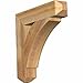 Ekena Millwork BKT04X20X20THR04RWR Thorton Craftsman Rough Sawn Bracket, 4" Width x 20" Depth x 20" Height, Western Red Cedar