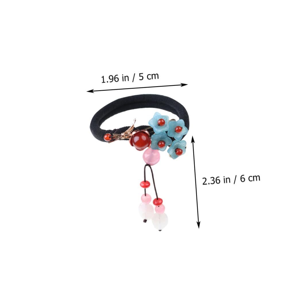 2pezzi Vintage Agate Hair Tie Elegante Fascia Per Per Ponytail e Acconciature Retro Accessorio Per Occasioni e