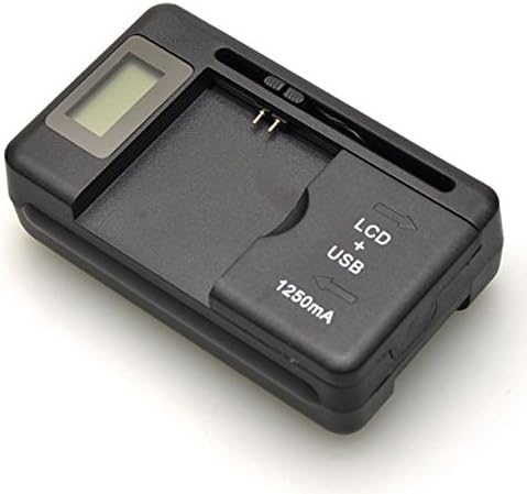 xaccessory Black Universal LCD Indicator US Plug Usb Wall Battery Charger For Cell Mobile Phone