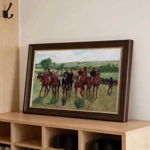 Impression sur toile Edgar Degas de haute précision avec cadre suspendu
