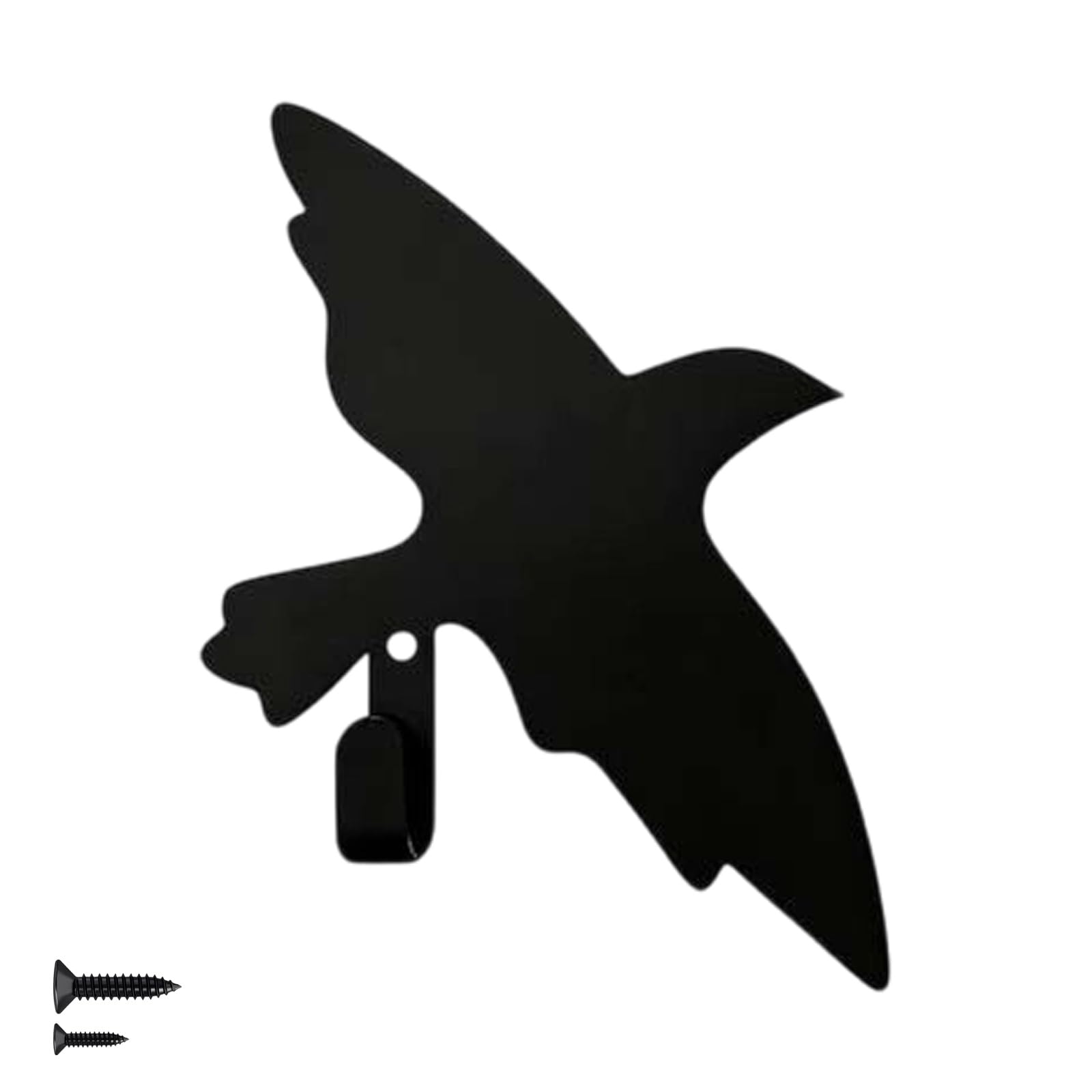 Jazuaiao Bird Adhesive Wall Hook for Keys Coats and Daily Items Innovative Wall Hook