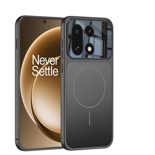 Image of MILLION CASES Inferno Edge Mag-Safe Shield Case for OnePlus 15, OnePlus 15 Back Cover Case(2025) - PC | Midnight Black