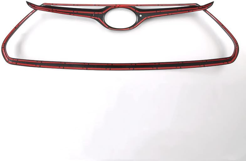 Miniatura 8 de Karmoxs - Parrilla delantera para Toyota Highlander 2020, 2021, 2022, 2023, 2024, 2025, color negro brillante