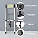 HYCHIKA Telescoping Ladder 8.5 Ft, Extension Collapsible Aluminum Ladder with Stabilizing Bar, Multi-Button Retraction for Home, RV, Roof, Loft, Painters, Camper, Indoor & Outdoor, 330 Lbs Capacity