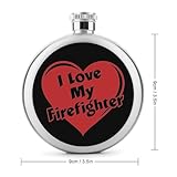 Zoom IMG-1 i love my firefighter fiaschetta Zoom IMG-1 i love my firefighter fiaschetta