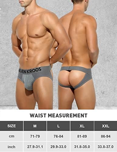 Arjen Kroos Men's Jockstrap Underwear Sexy Mesh Jock Strap Cotton Athletic Supporters