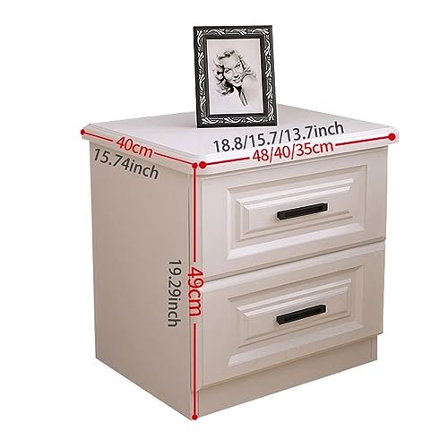 Table de chevet avec 2 tiroirs coulissants de 40 cm pour optimiser le rangement de votre lit - 4