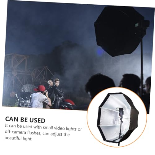 Image of Octagonal Softbox Umbrella Photo Light Box for Photography and Video Studio Lighting with Diffuser - Professional Lighting Modifier for Camera Photo Equipment