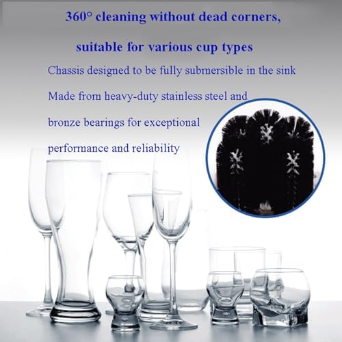 Fully Automatic Electric Glass Washer, High-efficiency Vertical Commercial Glass Washer, Suitable for Bars and Cafes.