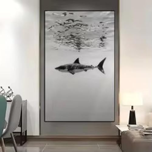 Affiche requin blanc pour décoration intérieure moderne de salon - 2
