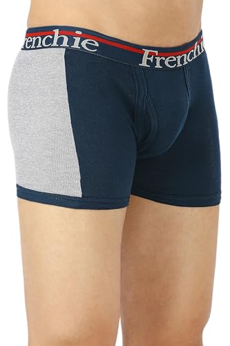 Image of Frenchie Ace Men's Cotton Rib Trunks in Stretchable, Breathable Innerwear Trunks