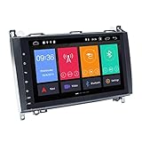 ★ Radio estéreo para coche: 2 din android 10 Radio para coche Multimedia GPS Unidad principal compatible con Mercedes Benz B200 Sprinter W906 A B Clase W169 W245 Viano Vit W639 DVD.