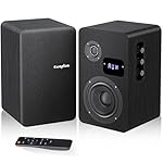 Orroplus Powered Bookshelf Speakers Pair, 70W Surround Sound Home Stereo Speakers Wired Optical/ARC/RCA/AUX/BT Input Active Record Player Speakers with 4" Woofer for Turntable TV Desktop PC Monitor