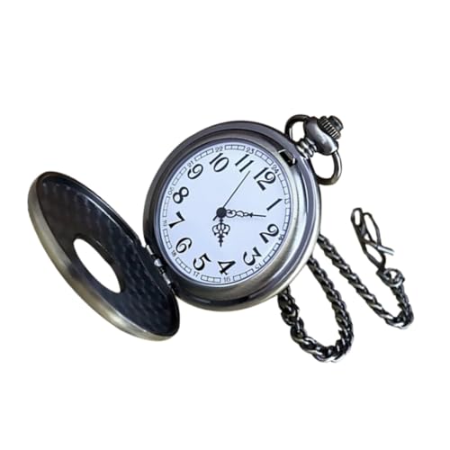 Montre de poche mécanique en bois vintage pour hommes et femmes