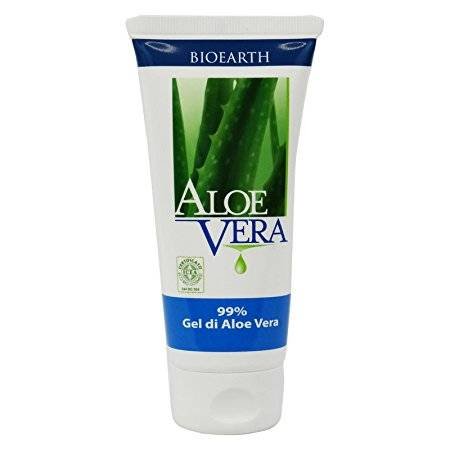 BIOEARTH - Aloe Vera Gel 99% - ohne Parfüm - Ideal für Verbrennungen - Perfekt nach Stings Insekt - 100 ml Cover