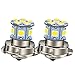 Ruiandsion 2pcs P26S LED lampadina da DC 12V lampadina luminosa eccellente 5050 LED 6000K bianco 12SMD chipset per motociclo della motocicletta faro