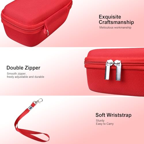 Funda rígida para cámara Canon PowerShot G7 X Mark III roja miniatura 5