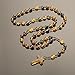 Catholic Rosary-Christian Handmade Amber Necklace With a Cross