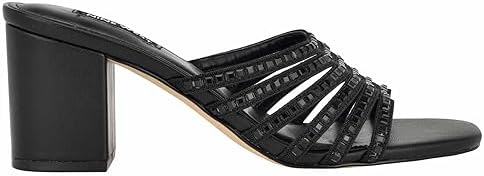 Nine West Women's Frisky Heeled Sandal, Black 001, 5 | Image 4