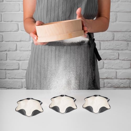 Dimeho 4 Pack Taco Salad Bowl Maker Molds Non Stick Carbon Steel Tortilla Maker Shell Pans Tostada Baking Molds for Frying Salad Home Cooking & Entertaining