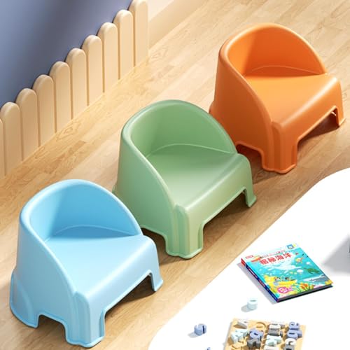 Image of ATORSE Small Stool Portable Footstool Kids Stool for Living Room Apartment Playroom Yellow