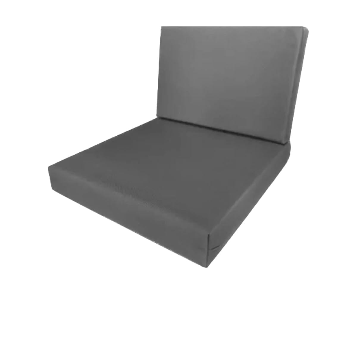 Waterproof Rattan Cushion Pads for Garden Furniture Replacement Cushions with Washable Zipped Covers Sofa, Dining & Corner Patio Sets (Grey, 55 x 40 x 6 cm)