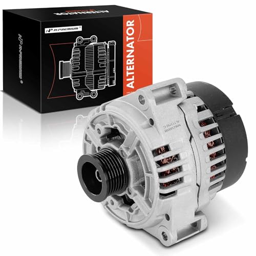 A-Premium Alternator Compatible with Mercedes-Benz W163 Series ML430 1999-2001 4.3L, ML500 2002 5.0L, ML55 AMG 2000-2003 5.5L, 12V 150A 6-Groove Pulley Clockwise, Replace# 0101541002, 0101548302