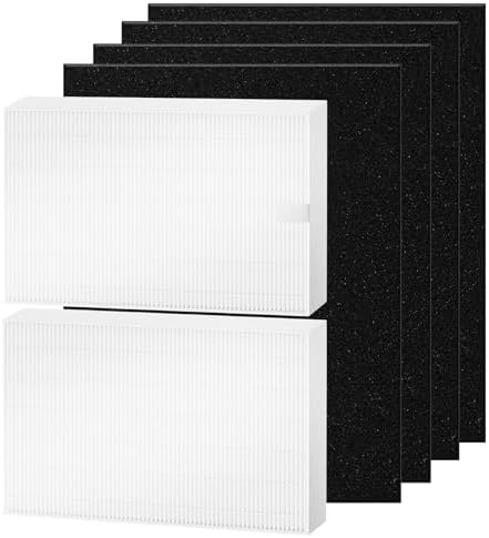2 Pack HPA200 HEPA Filter Replacement Compatible with Honeywell Air Purifier HPA200 HPA201 HA202 HPA204 HPA250