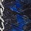 Navy Onyx Watercolor Quilt With Chain