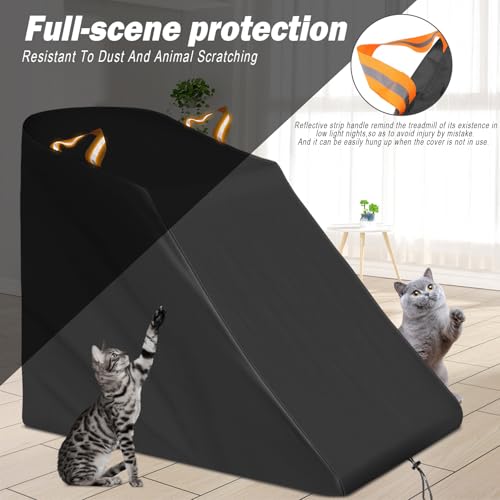 Image of XYZCTEM Treadmill Cover Waterproof Dustproof Running Machine Cover Exercise Workout Equipment Protective with Windproof Drawstring and Air Vents for Home Gym Indoor Outdoor
