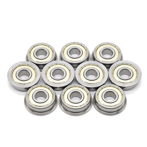 Roulement à billes à bride FR8ZZ 12,7 mm en acier chromé double étanchéité