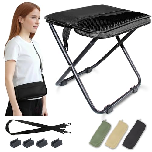 COMELY Camping Stool Portable Chair: All-Terrain Folding...