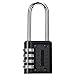 Zamek szyfrowy długi szekla, 4-cyfrowy zamek szyfrowy długi chwyt, odporny na warunki atmosferyczne wytrzymała długa kłódka kombinacja do szafek, skrzynek na narzędzia, szafek, ogrodzenia zewnętrznego, szopy, garażu