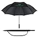 Procella Golf Umbrella Windproof 68 Inch Large for Sports, Men & Women, Waterproof Rain Stick Umbrellas (Black, 68 Inch Single Canopy)