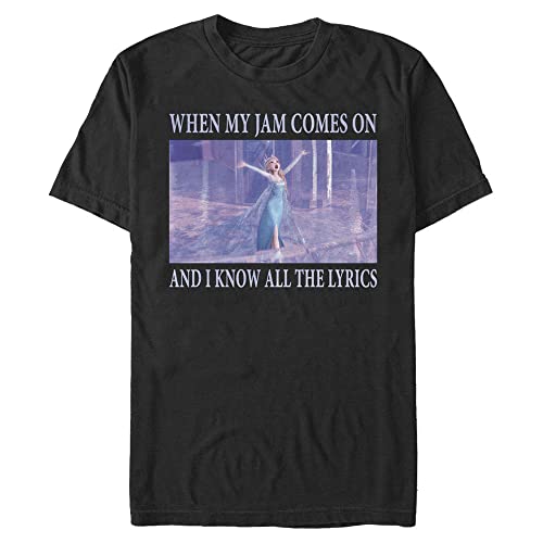 T-shirt Elsa Disney pour homme fort idéal pour un look streetwear urbain 4XL